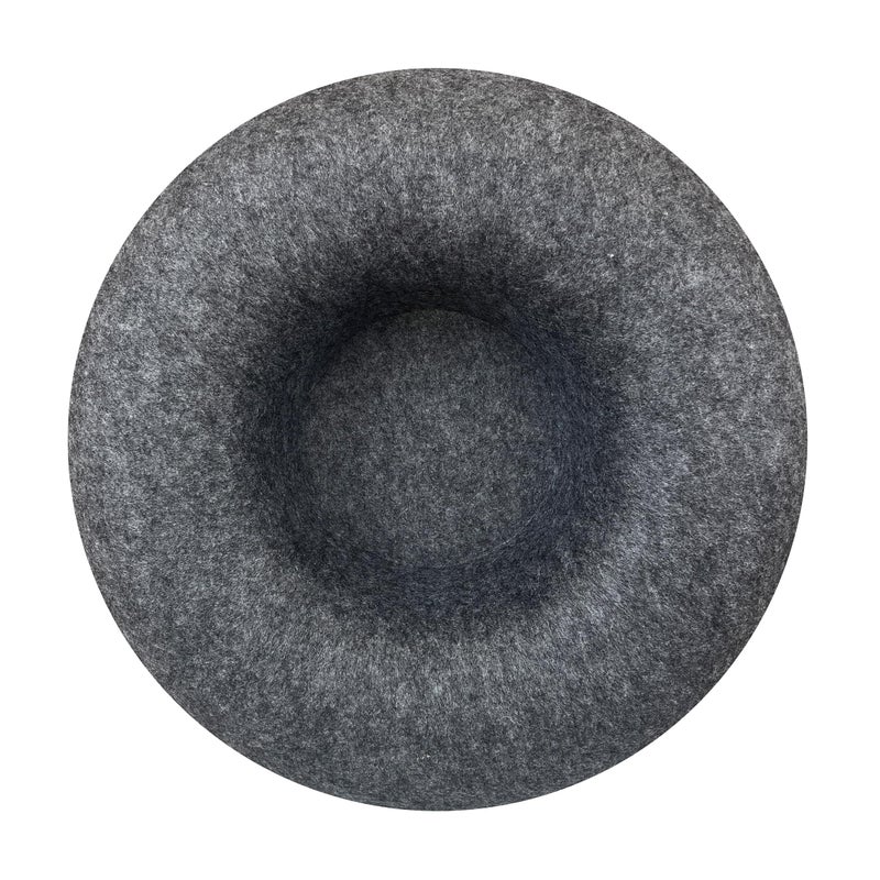Your Cat Backpack Travel Cat Tunnel Bed Cave - 21 Inch Large Premium Grey Round Donut Cat Cave for Indoor Cats, Kitten - Detachable Cat Hideaway Cat Bed with Tunnel for Playing, Scratching, Sleeping - Image 4